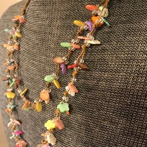 Multi colored necklace
